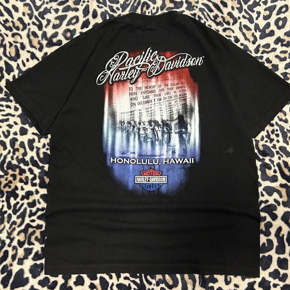 Harley-davidson Men's Black T-shirt